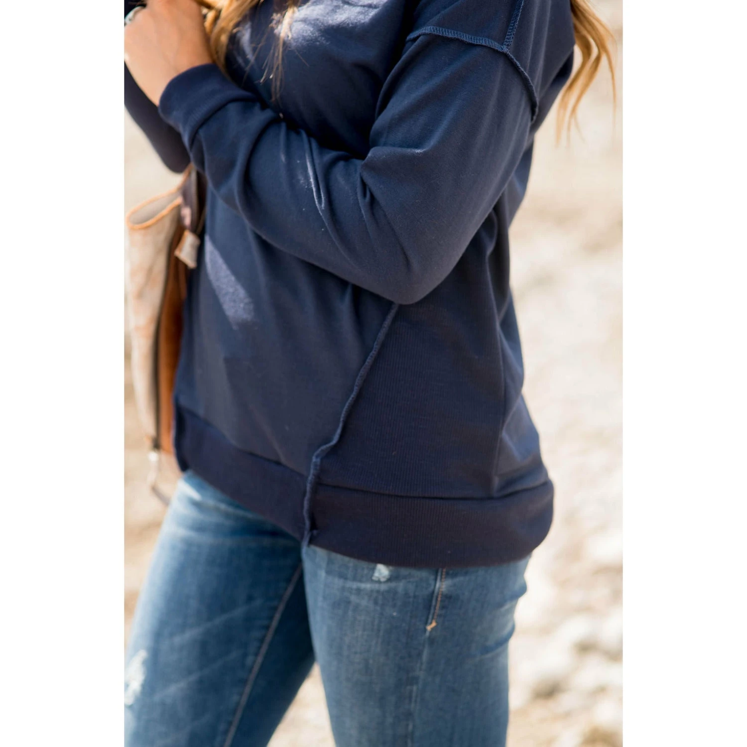 Raw Trimmed Stitched Sweatshirt 16 Raw Trimmed Stitched Sweatshirt - Image 16