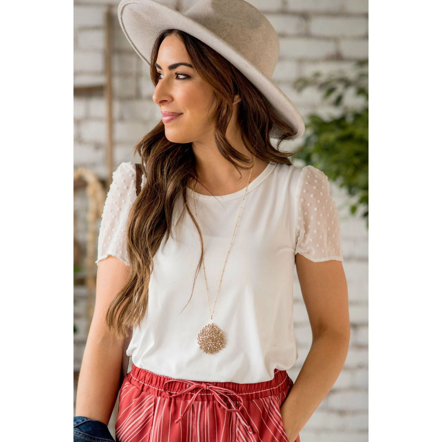 Polka Sleeve Tee 1 Polka Sleeve Tee