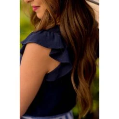 Classy Flutter Trim Blouse 33 Classy Flutter Trim Blouse -Women's Clothing Store BB 3692 6daa2707 9f3c 40cb a326 34f11da366d3