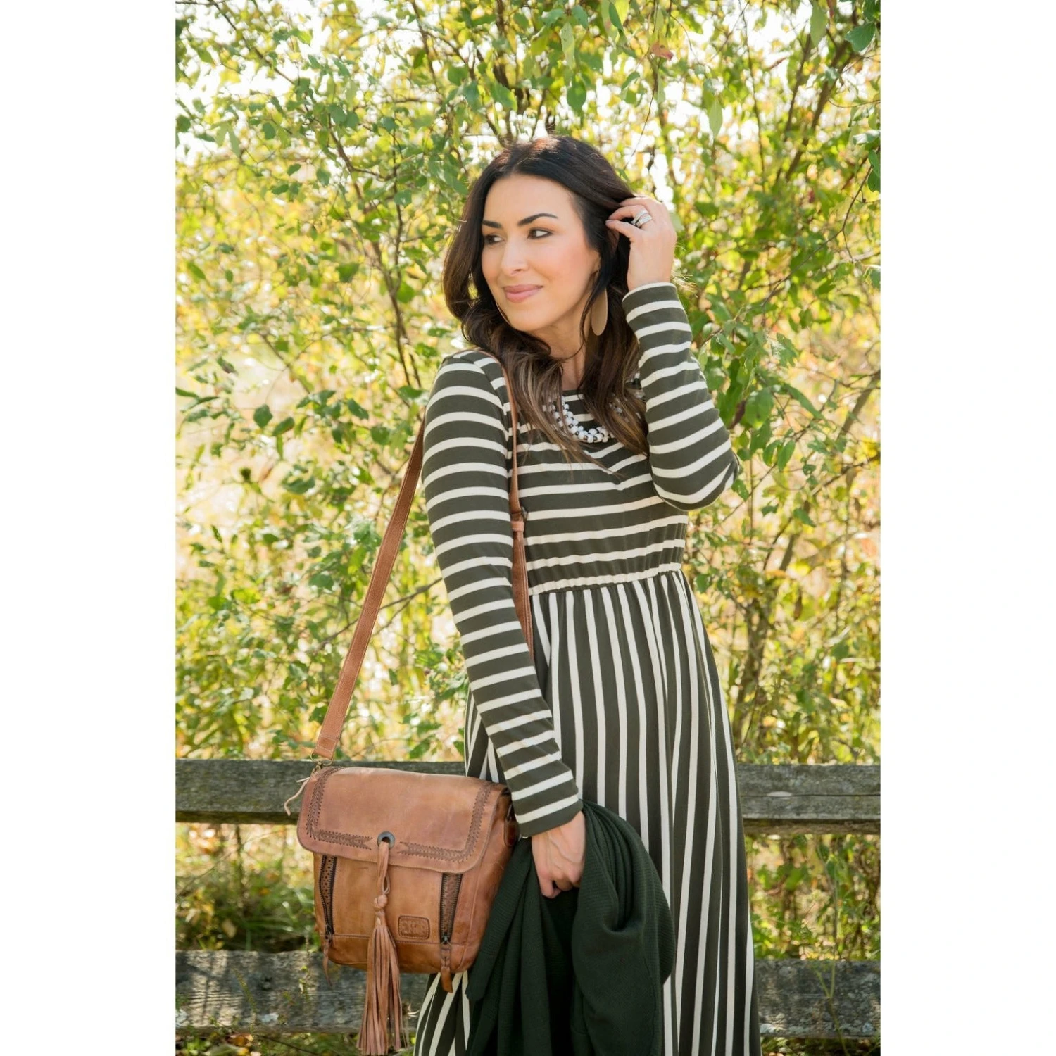 Long Sleeve Striped Midi 5 Long Sleeve Striped Midi - Image 5