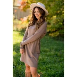 Cinched Ruffle Sleeve Sweatshirt Dress 31 Cinched Ruffle Sleeve Sweatshirt Dress -Women's Clothing Store BB 3728 3c3509e1 77e8 45a7 82bf 2117cadf66e2