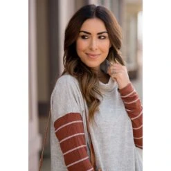 Double Lined Faux Poncho Style Sweater -Women's Clothing Store BB 3728 d78234e4 169d 48b0 81d0 8cd62b39d415