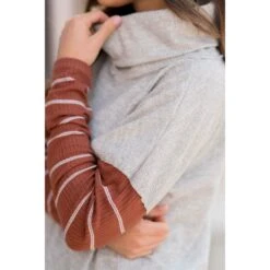 Double Lined Faux Poncho Style Sweater -Women's Clothing Store BB 3732 a0579b00 6af6 44bf 8536 ff592e3ea2e8