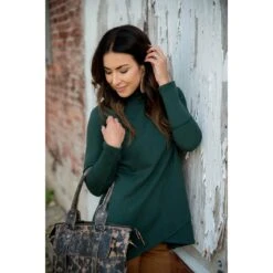 Side Zip Wrap Pullover -Women's Clothing Store BB 3735 e2865652 0964 4acf 9d9a f5a1c72775d7