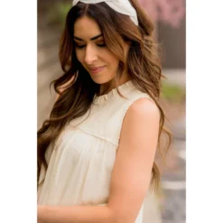 Smocked Top Textured Tank -Women's Clothing Store BB 3741 b7dda9c0 2273 4d79 8a1b 9abe8616296f