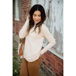 Side Zip Wrap Pullover -Women's Clothing Store BB 3779