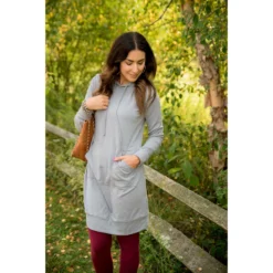 Hoodie Tunic Dress -Women's Clothing Store BB 3808 c9310613 21cf 4101 ae84 240d975c853a