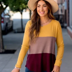 Triple Blocked Long Sleeve Tee