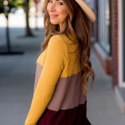 Triple Blocked Long Sleeve Tee -Women's Clothing Store BB 3848 0d9a1190 9a98 42fe 926e a2f715768211 653777