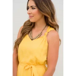 Knot Tank Dress -Women's Clothing Store BB 3863