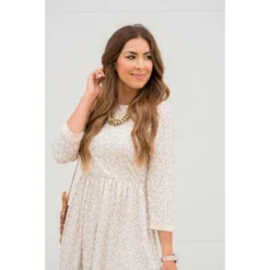 Cheetah Cuffed Sleeve Dress -Women's Clothing Store BB 3877 2877cbbf d6d1 429d bcba 9952f7ad10b3