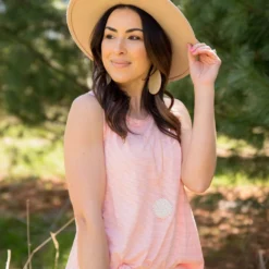 Basic Micro Striped Tank 29 Basic Micro Striped Tank -Women's Clothing Store BB 3880 676338