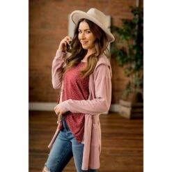 Hooded Tie Cardigan -Women's Clothing Store BB 3901 c8a9f377 5f6d 4fee b9b0 e611c9a26e22