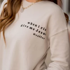 When I Rise Give Me Graphic Crewneck -Women's Clothing Store BB 3907 b88c680a 3cc2 4565 9269 62113e783120 608193