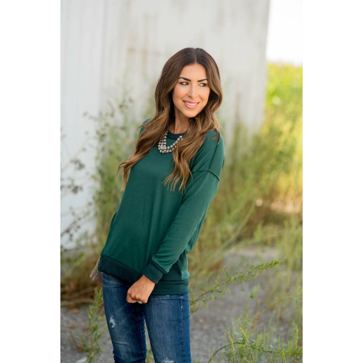 Raw Trimmed Stitched Sweatshirt 19 Raw Trimmed Stitched Sweatshirt - Image 19