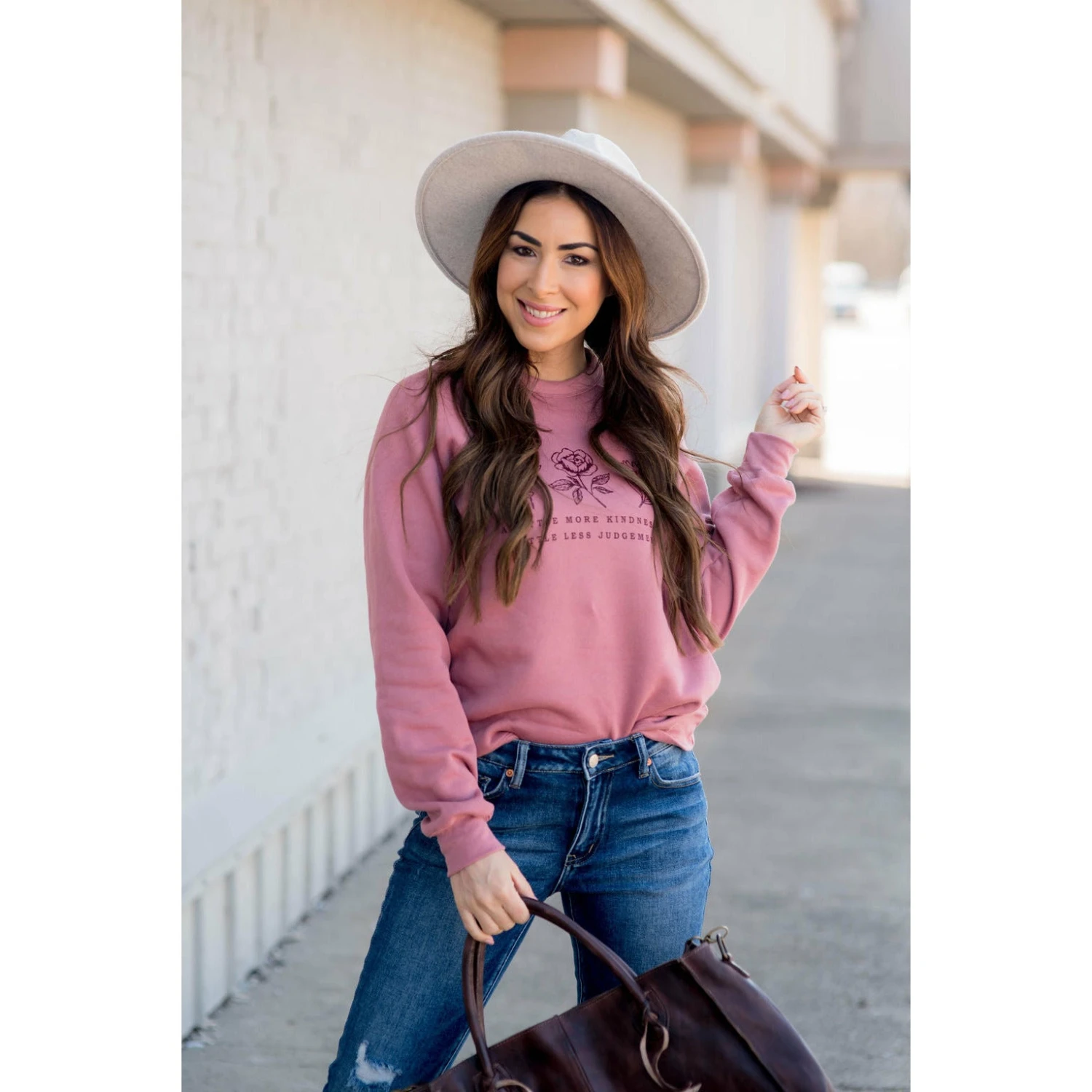 A Little More Kindness Graphic Crewneck 2 A Little More Kindness Graphic Crewneck - Image 2