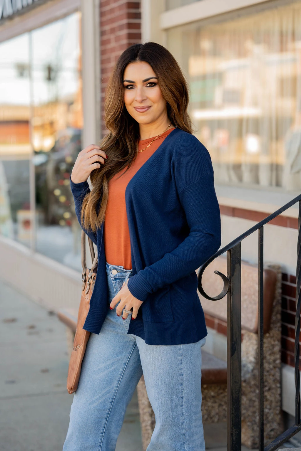 Lightweight Waffled Pocket Cardigan 15 Lightweight Waffled Pocket Cardigan - Image 15