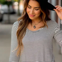 Thin Single Stripe Long Sleeve Tee 7 Thin Single Stripe Long Sleeve Tee -Women's Clothing Store BB 4007 6cba7215 a5ae 4f1e a575 c0c4c5f8cfe3 638372