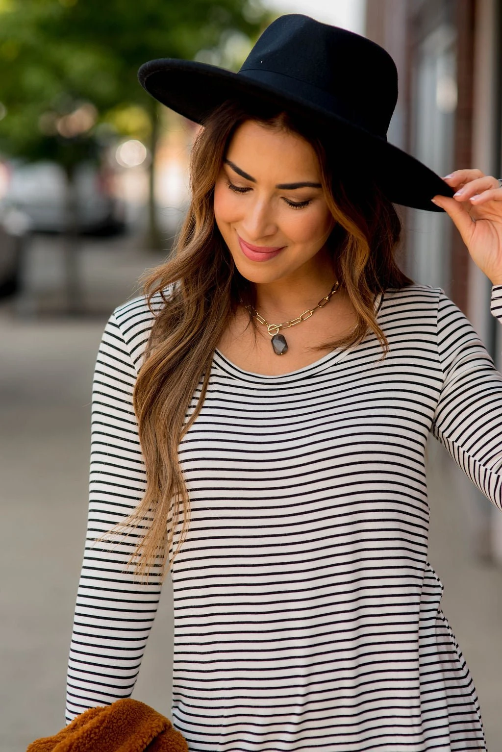 Thin Single Stripe Long Sleeve Tee 3 Thin Single Stripe Long Sleeve Tee - Image 3