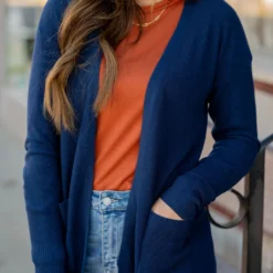 Lightweight Waffled Pocket Cardigan 36 Lightweight Waffled Pocket Cardigan -Women's Clothing Store BB 4009 0310037c 952b 4fde 9dc4 90303b8c27ed