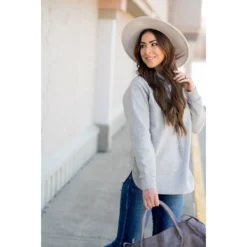 Micro Quilted Cowl Neck -Women's Clothing Store BB 4009 46d08001 dc92 49a9 8114 c37031a9738b