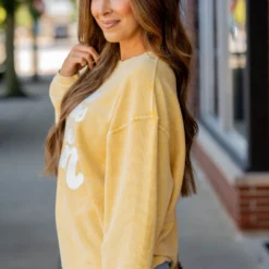 Here Comes The Sun Ribbed Graphic Crewneck 37 Here Comes The Sun Ribbed Graphic Crewneck -Women's Clothing Store BB 4019 a77e297f 0ba5 47d7 89d8 d3e601c94443 435734