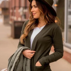 Betsey's Super Soft Pocket Cardigan -Women's Clothing Store BB 4025 1d457f5e 68b6 4d57 8476 ef2fa9fd6fd3 411180