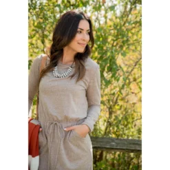 Pocket Drawstring Sweatshirt Dress -Women's Clothing Store BB 4027 29577478 11fb 4e23 8011 165f99a4d54f
