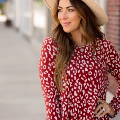 Cheetah Long Sleeve Top -Women's Clothing Store BB 4036 976c761f b641 43b1 9218 7247baf4aff7 172299