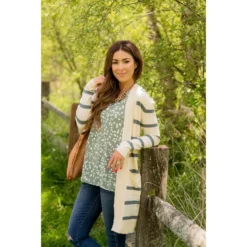 Striped Butter Soft Tunic Cardigan -Cream -Women's Clothing Store BB 4043 9663c12c 3589 4d13 9406 9951f81b85ff 154059
