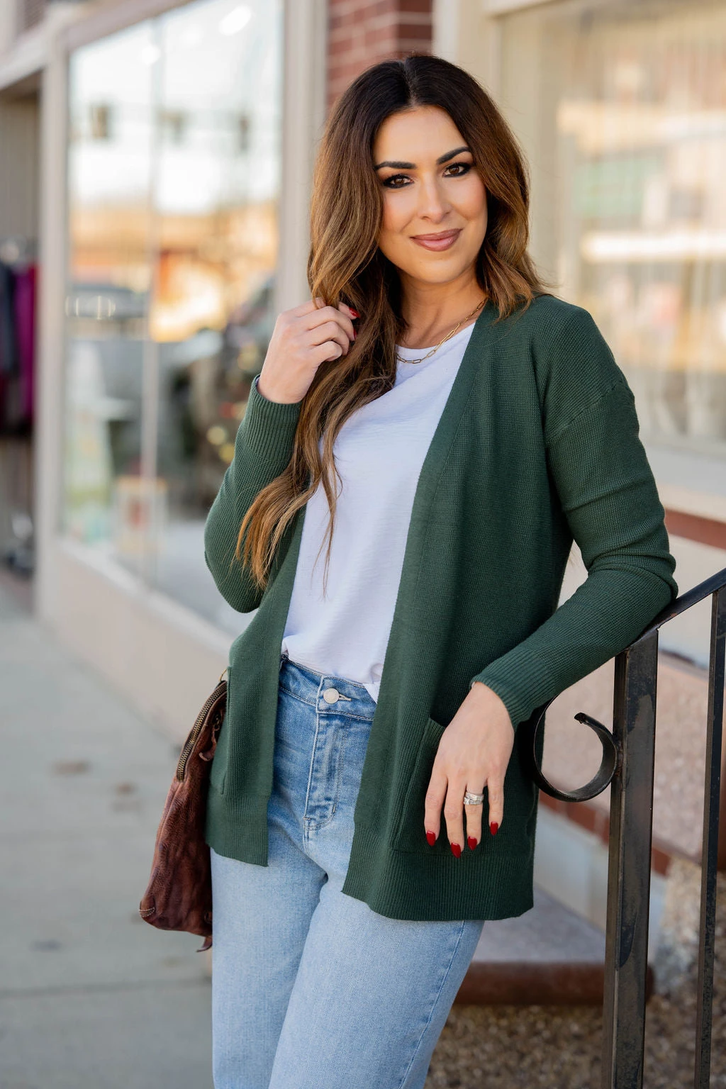 Lightweight Waffled Pocket Cardigan 20 Lightweight Waffled Pocket Cardigan - Image 20