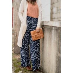Wide Leg Leopard Pants 32 Wide Leg Leopard Pants -Women's Clothing Store BB 4061