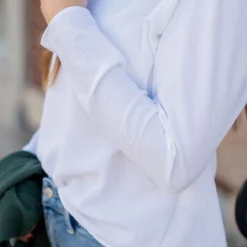 Stitched Dots Gathered Shoulder Blouse 32 Stitched Dots Gathered Shoulder Blouse -Women's Clothing Store BB 4071 45785356 b3ad 4b0c 900d 7e9239a8b758