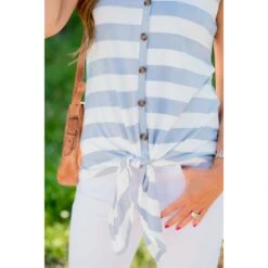 Tie Bottom Button Up Striped Tank 20 Tie Bottom Button Up Striped Tank -Women's Clothing Store BB 4078 fd88f15d 6881 4ab6 9027 e6e6935c0dea