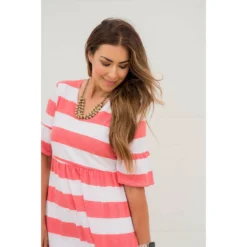 Striped Babydoll Dress -Women's Clothing Store BB 4100 9a6af687 2f4e 4e5e 8cfd a12fe9b7717f
