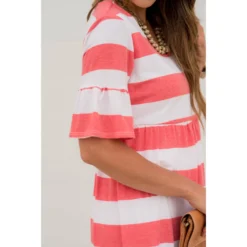 Striped Babydoll Dress -Women's Clothing Store BB 4104 2d0ce710 cb21 4eda a6c6 b06d6256e410