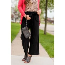 Dressy Tie Waist Flare Pants -Women's Clothing Store BB 4109 d778eec2 366a 4edc 9f8e 3cf7c82cc689