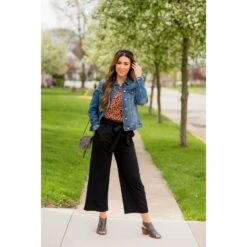 Dressy Tie Waist Flare Pants -Women's Clothing Store BB 4131 0289a1f9 68bf 42f5 8a64 465f519ed822