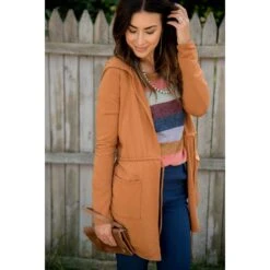 Sweatshirt Tie Jacket -Women's Clothing Store BB 4135