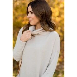 Everyday Raw Cut Rib Sleeved Poncho Sweater -Women's Clothing Store BB 4160 b9abd4e8 cf27 46d3 82d9 d7c26543bcaf