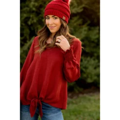 Elegant Tied Cinched Sleeve Blouse -Women's Clothing Store BB 4163 009d2145 f869 4073 b5de 5937408b0cc4