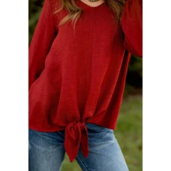 Elegant Tied Cinched Sleeve Blouse -Women's Clothing Store BB 4166 3e92a992 74db 4748 a53d 61d889fbbd3e