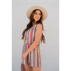 Color Stripe Romper 19 Color Stripe Romper -Women's Clothing Store BB 4192 7551d5c8 669b 4d1c bbcd 4281893ea3d4