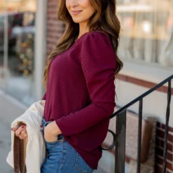 Stitched Dots Gathered Shoulder Blouse 33 Stitched Dots Gathered Shoulder Blouse -Women's Clothing Store BB 4203 fe28eb40 c8b7 499a 9c16 1828fca1fdd3