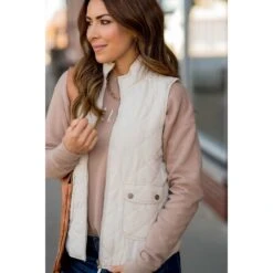 Matte Puffer Vest -Women's Clothing Store BB 4206 67c20655 27f5 4b5c b699 7a5798483338