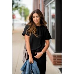 Betsey's Cinch Neck Blouse -Women's Clothing Store BB 4233 14e0f8c6 28ff 4440 bf00 e3da6c4494b0