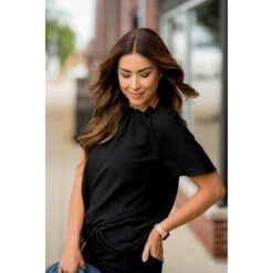 Betsey's Cinch Neck Blouse -Women's Clothing Store BB 4246 84e5d2d5 02da 445b a41f 7b8fd7a795ec