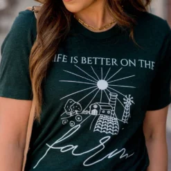 On The Farm Graphic Tee 9 On The Farm Graphic Tee -Women's Clothing Store BB 4252 f7c7aa93 f397 4a18 835d cedce0c88c11 304122