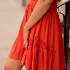 Textured Ruffle Accented Tank Dress 18 Textured Ruffle Accented Tank Dress -Women's Clothing Store BB 4253 bd701b42 e383 4408 903b c3238cd6df27 895527