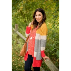 Multi Color Blocked Knit Cardigan -Women's Clothing Store BB 4268 c082ba27 d0a2 45cb b4c6 8e2b5a5d6462